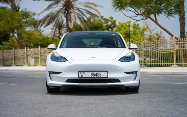 Tesla Model 3 (White), 2023