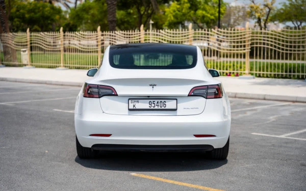 Tesla Model 3 (White), 2023