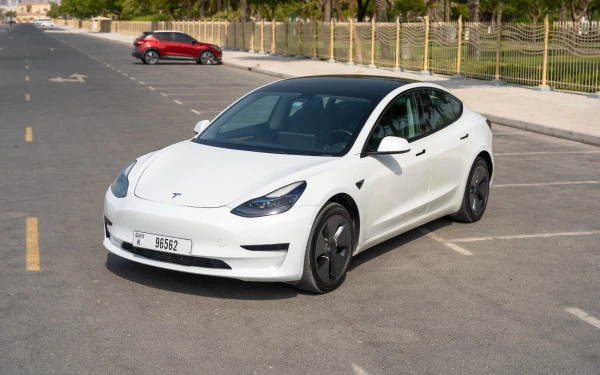 Tesla Model 3 (White), 2023