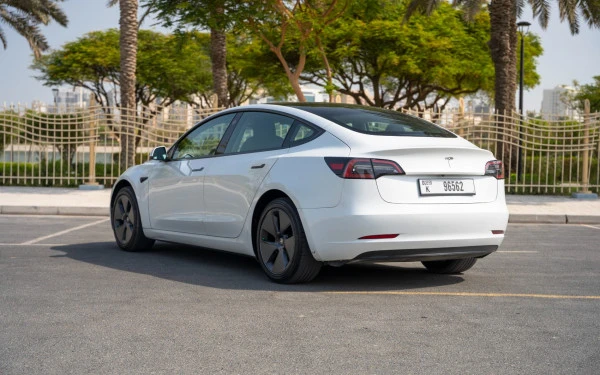 Tesla Model 3 (White), 2023