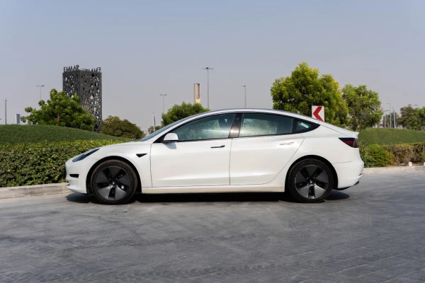 Tesla Model 3 (White), 2023