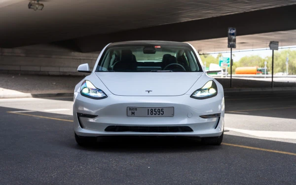 Tesla Model 3 (White), 2023