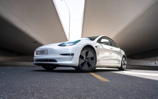 Tesla Model 3 (White), 2023