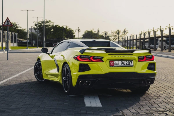 Chevrolet Corvette C8 Spyder (Yellow), 2022
