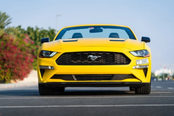 Ford Mustang cabrio (Желтый), 2018
