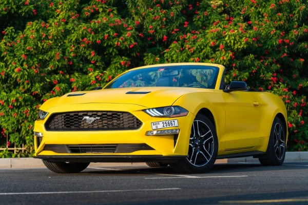 Ford Mustang cabrio (Желтый), 2018